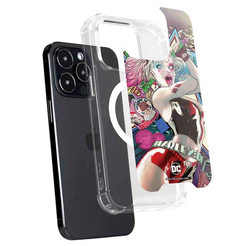 DC Comics Harley Quinn Action Pose iPhone 15 Pro MagSafe Case