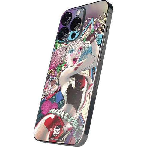 DC Comics Harley Quinn Action Pose iPhone 14 Pro Max Skin