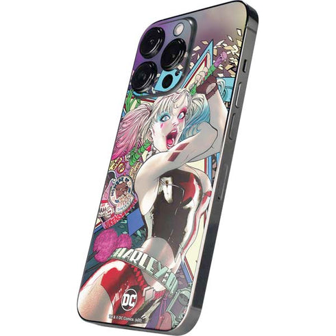 DC Comics Harley Quinn Action Pose iPhone 15 Pro Skin