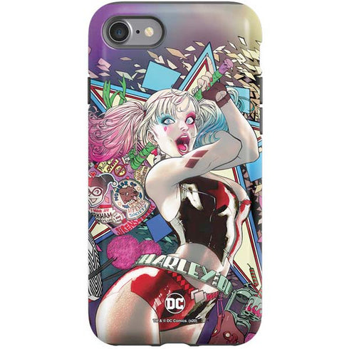 DC Comics Harley Quinn Action Pose iPhone SE (2nd & 3rd Gen) Pro Case