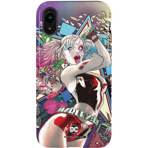DC Comics Harley Quinn Action Pose iPhone XR Pro Case