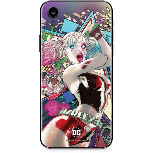DC Comics Harley Quinn Action Pose iPhone XR Skin