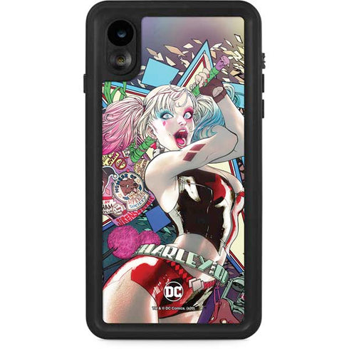 DC Comics Harley Quinn Action Pose iPhone XR Waterproof Case