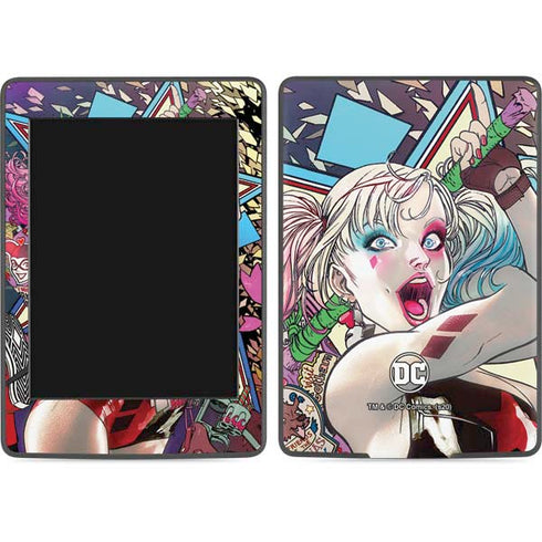 DC Comics Harley Quinn Action Pose Amazon Kindle Skin