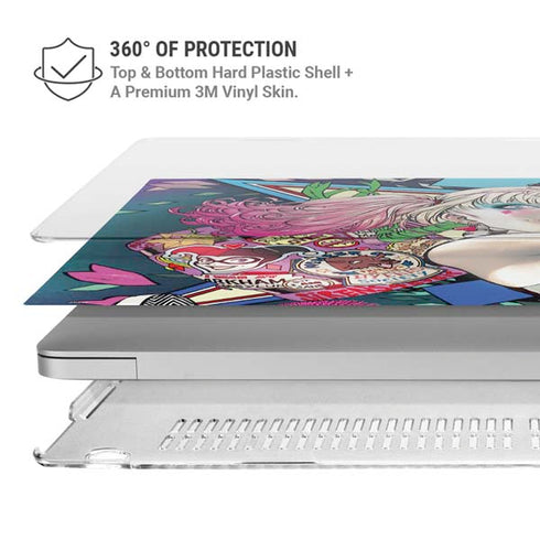 DC Comics Harley Quinn Action Pose MacBook Air 13in M1 (2021) Case plus Skin