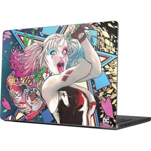 DC Comics Harley Quinn Action Pose MacBook Pro 14in (2021-24) Skin