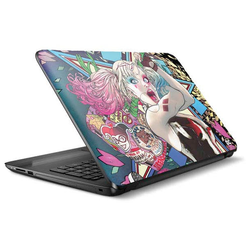 DC Comics Harley Quinn Action Pose HP Notebook Skin