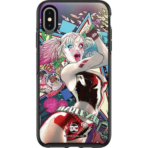 DC Comics Harley Quinn Action Pose Otterbox Symmetry iPhone Skin