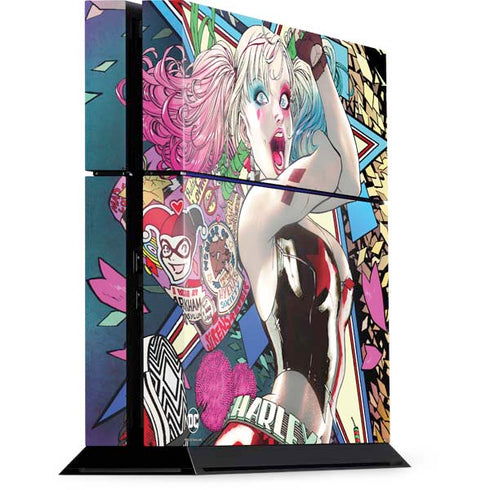 DC Comics Harley Quinn Action Pose PS4 Console Skin