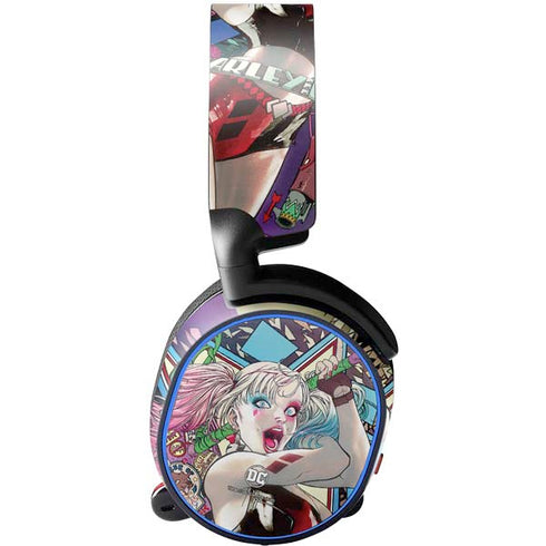 DC Comics Harley Quinn Action Pose SteelSeries Arctis 3 Skin
