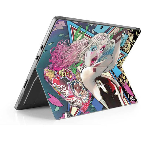 DC Comics Harley Quinn Action Pose Surface Pro 8 Skin