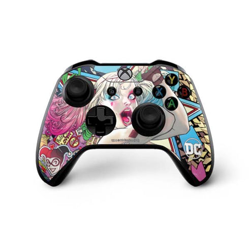 DC Comics Harley Quinn Action Pose Xbox One X Controller Skin