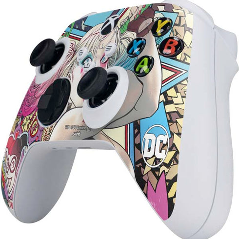 DC Comics Harley Quinn Action Pose Xbox Series S Controller Skin
