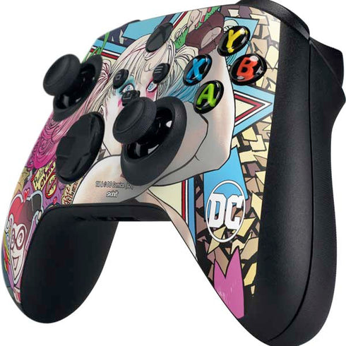 DC Comics Harley Quinn Action Pose Xbox Series X Controller Skin