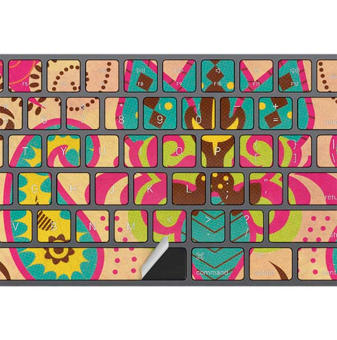 Colorful Mind Magic Keyboard with Numeric Keypad Skin