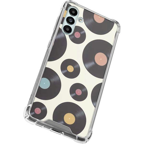 Colorful Records Galaxy A13 5G Clear Case