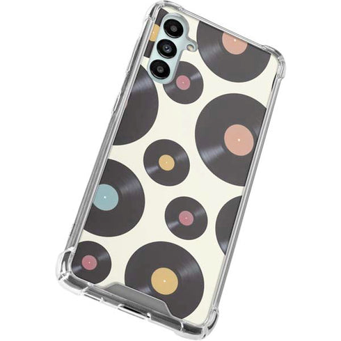 Colorful Records Galaxy A14 5G Clear Case