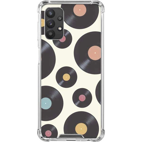 Colorful Records Galaxy A32 5G Clear Case