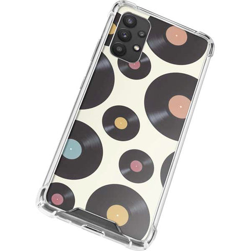 Colorful Records Galaxy A32 5G Clear Case