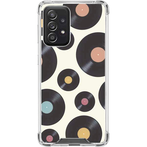 Colorful Records Galaxy A52 5G Clear Case