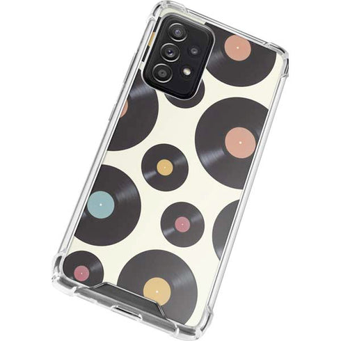 Colorful Records Galaxy A52 5G Clear Case