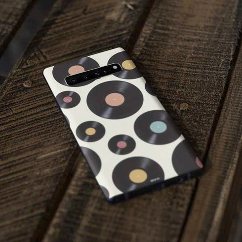 Colorful Records Galaxy S10 Plus Skin