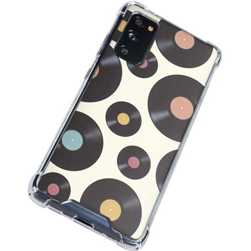 Colorful Records Galaxy S20 FE Clear Case
