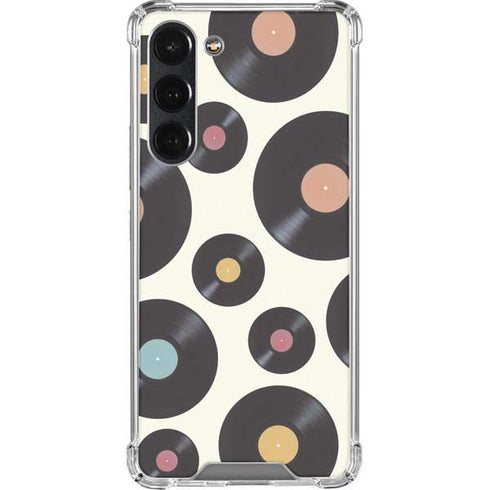 Colorful Records Galaxy S23 Plus Clear Case