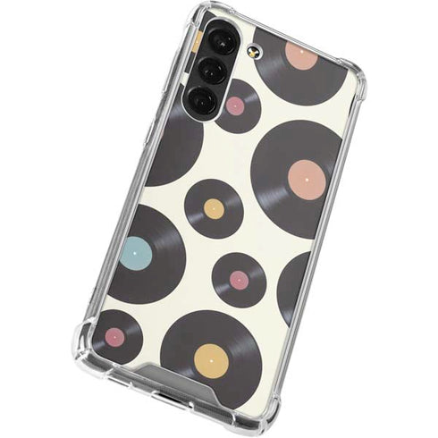 Colorful Records Galaxy S23 Plus Clear Case