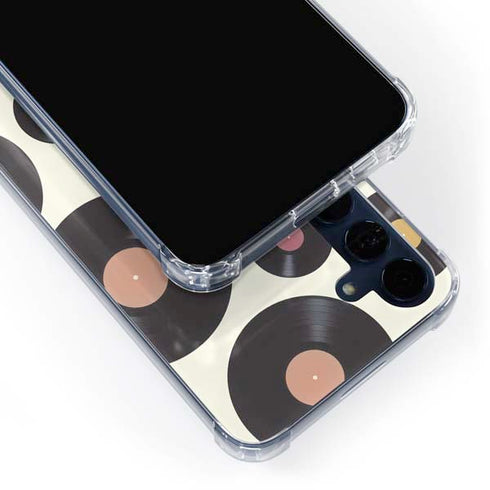 Colorful Records Galaxy S24 Clear Case