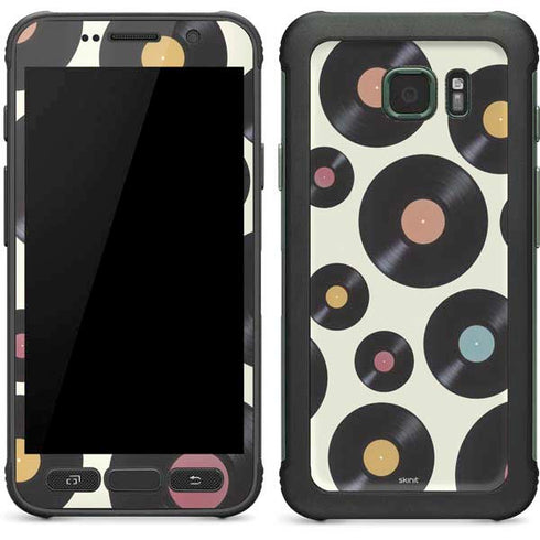 Colorful Records Galaxy S7 Active Skin