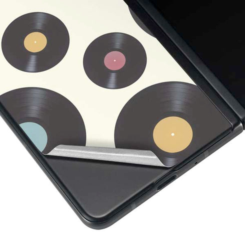 Colorful Records Galaxy Z Fold3 5G Skin