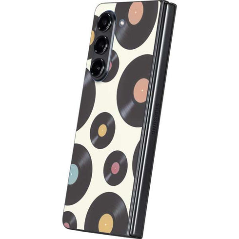 Colorful Records Galaxy Z Fold5 5G Skin