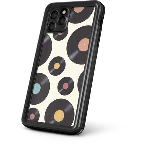 Colorful Records iPhone 11 Pro Max Waterproof Case