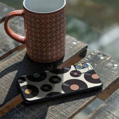 Colorful Records iPhone 11 Skin