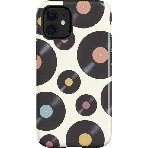 Colorful Records iPhone 12 Mini Impact Case