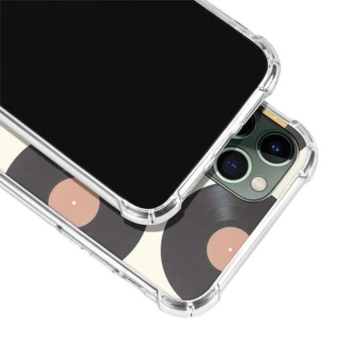 Colorful Records iPhone 12 Pro Max Clear Case