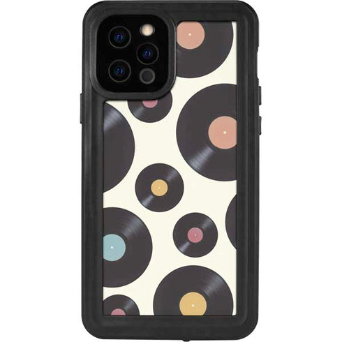 Colorful Records iPhone 12 Pro Waterproof Case