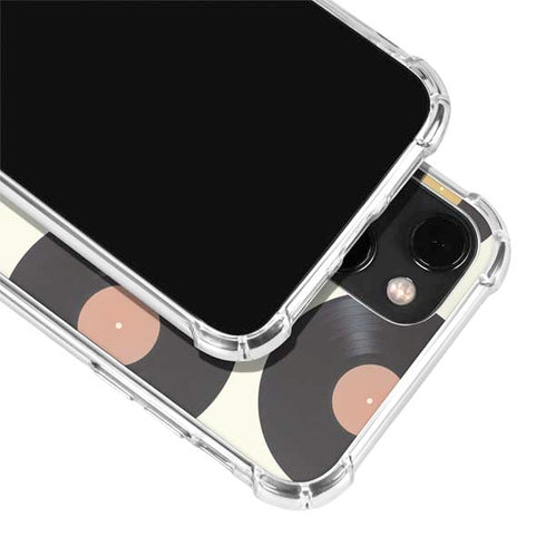 Colorful Records iPhone 13 Mini Clear Case
