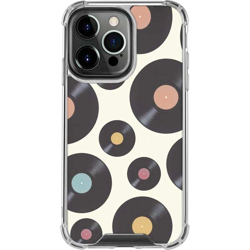 Colorful Records iPhone 13 Pro Clear Case