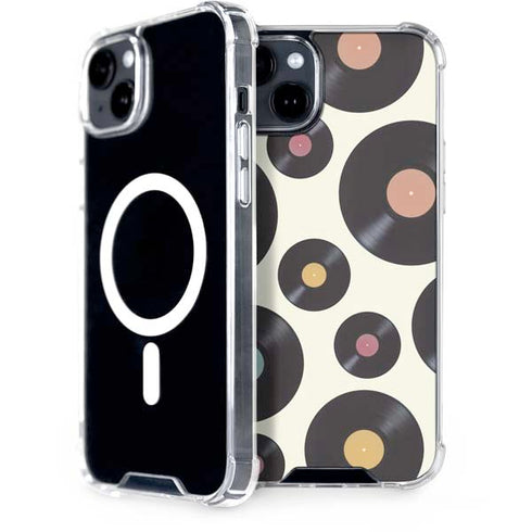 Colorful Records iPhone 15 Plus MagSafe Case