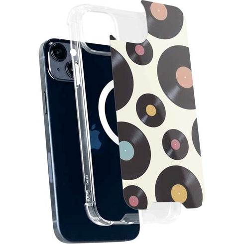 Colorful Records iPhone 15 Plus MagSafe Case