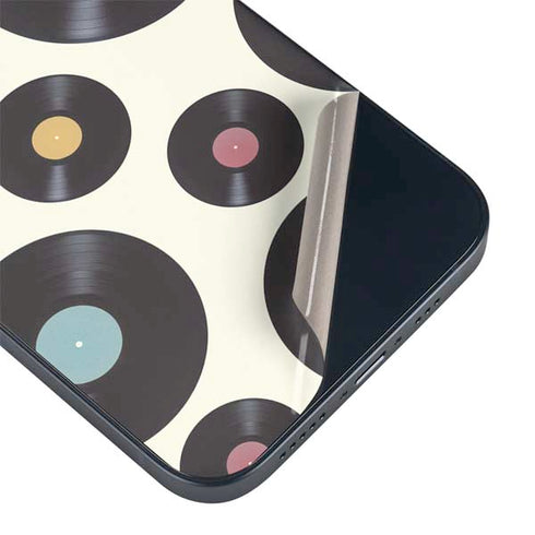 Colorful Records iPhone 15 Plus Skin