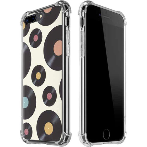 Colorful Records iPhone 7/8 Plus Clear Case