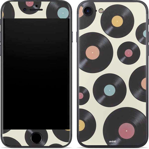 Colorful Records iPhone 7 Skin