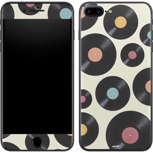 Colorful Records iPhone 8 Plus Skin
