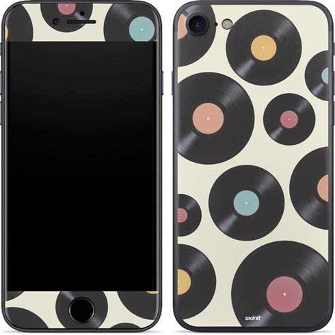 Colorful Records iPhone 8 Skin