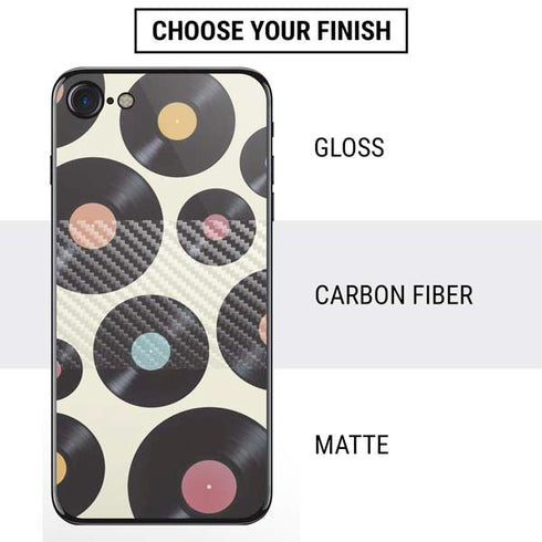Colorful Records iPhone SE (2nd & 3rd Gen) Skin