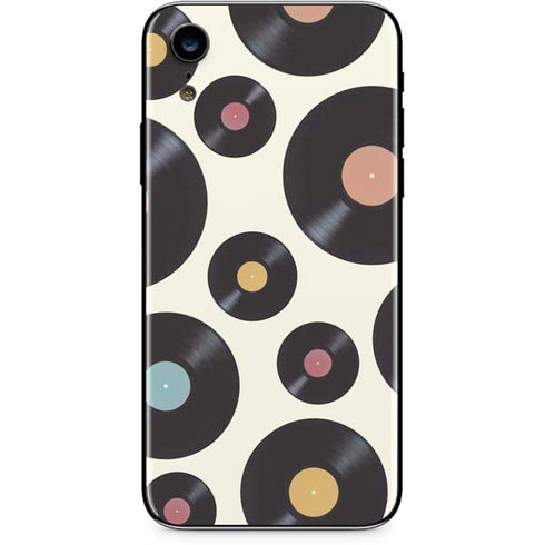Colorful Records iPhone XR Skin