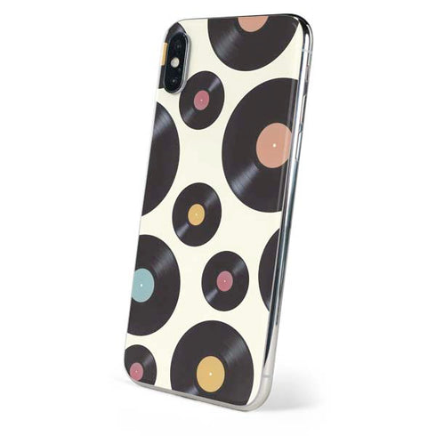 Colorful Records iPhone XS Max Skin